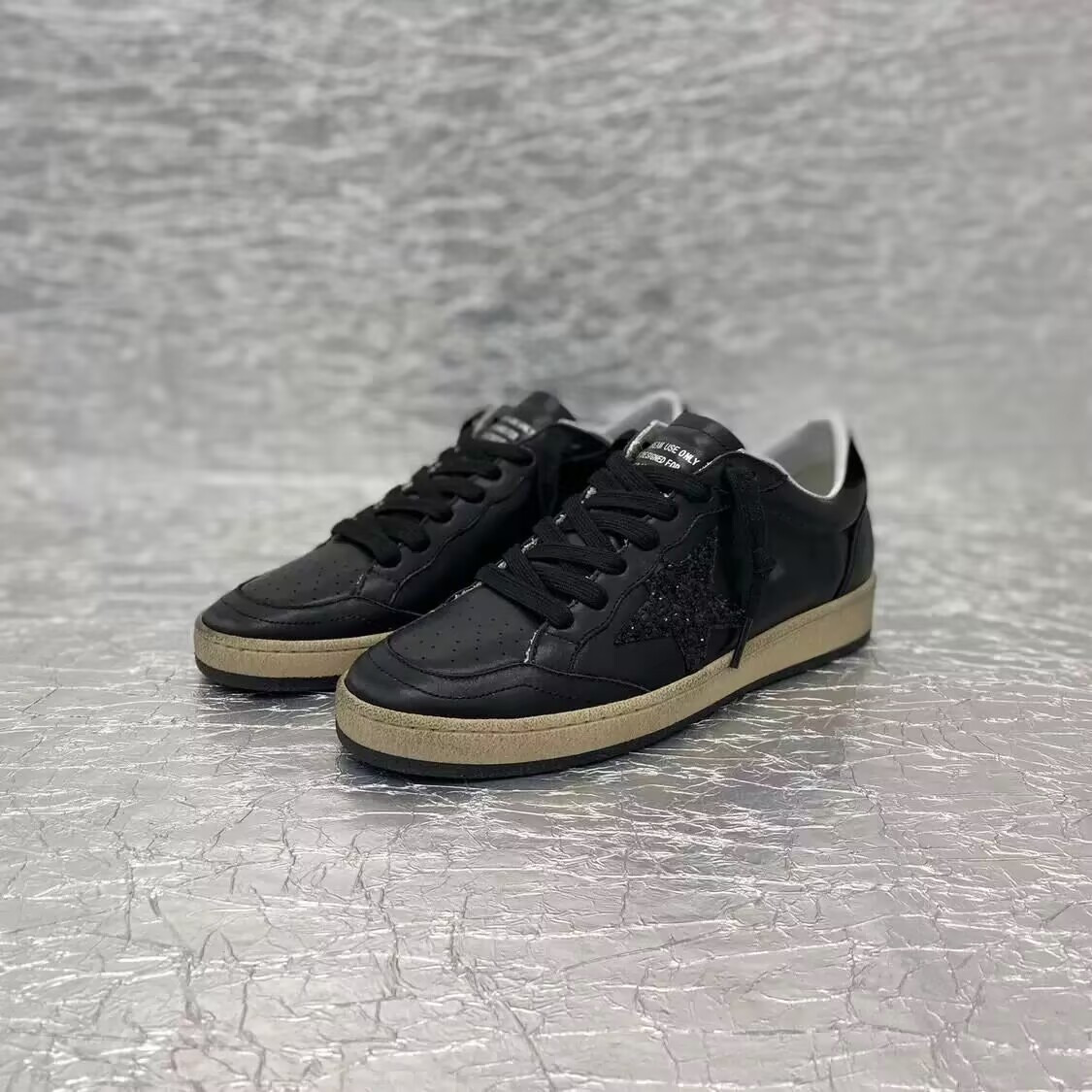 UA Golden Goose Ball Star in black (Customized, No exchanging ,No returning)