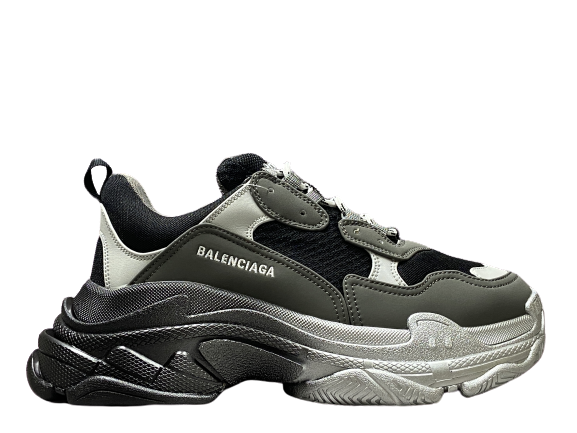 Balenciga Triple S Honey Comb Grey Sliver