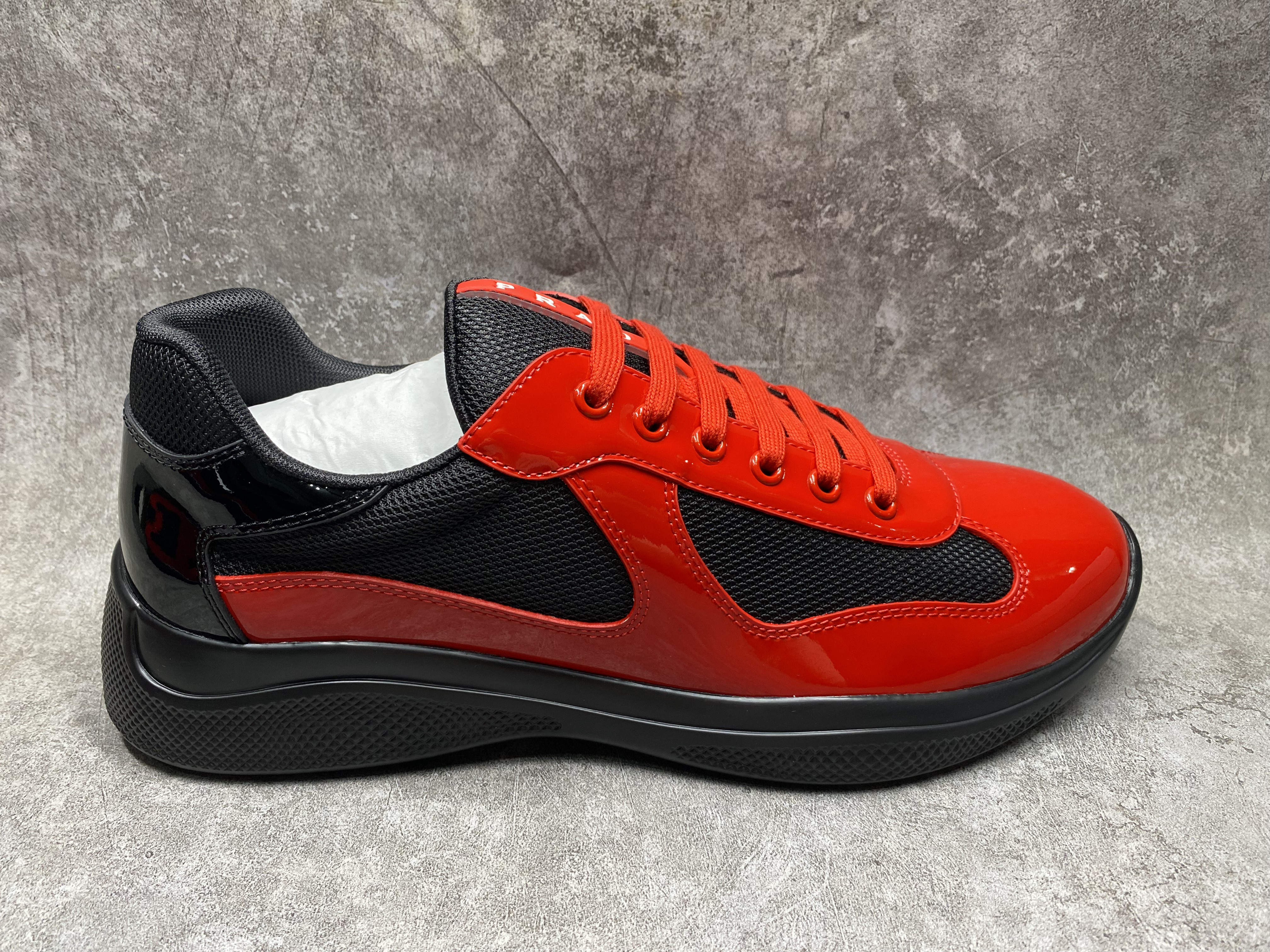 ua Pra*a america's cup soft rubber and bike fabric sneakers