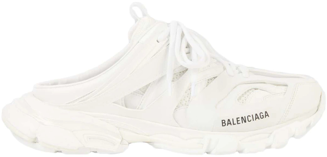 Balenciga Track Mule White