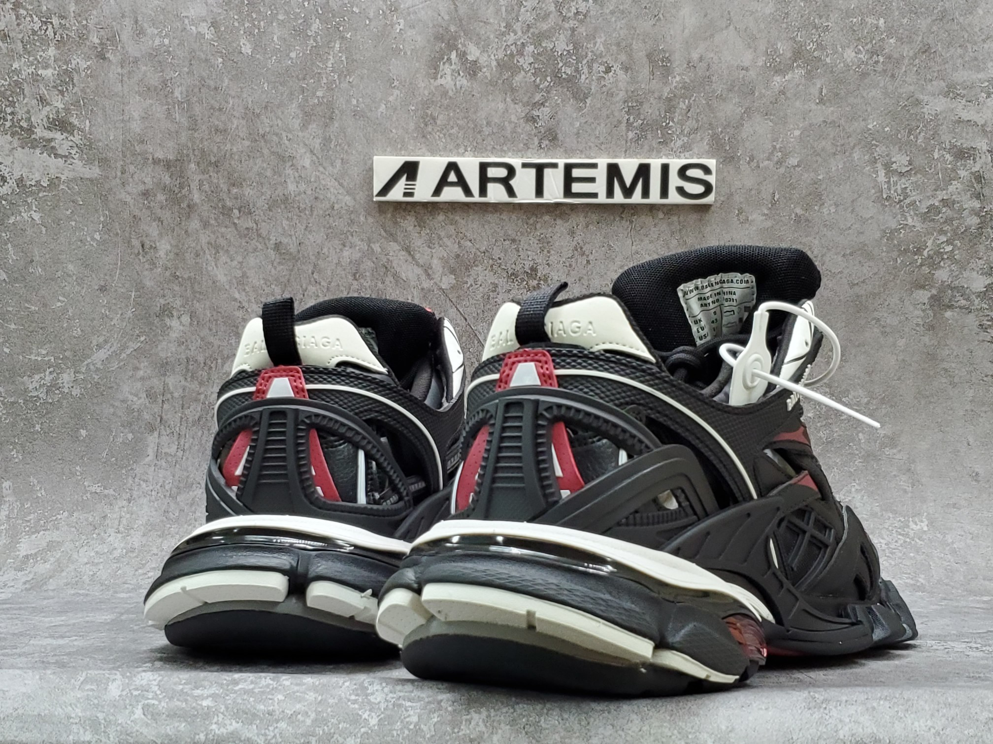 Balenciga Track 2 Trainer Black Red