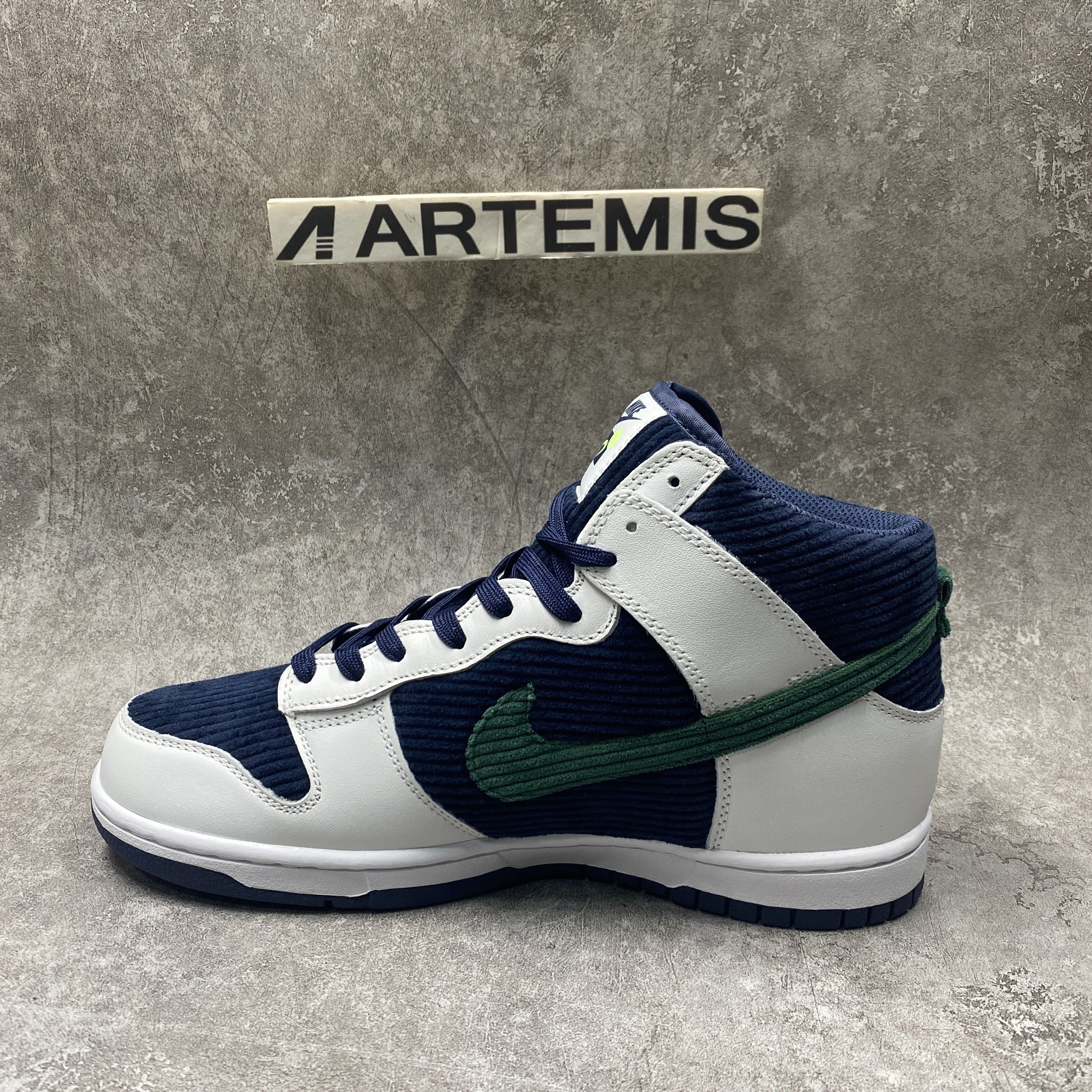 Nike Dunk High Sports Specialties White Navy