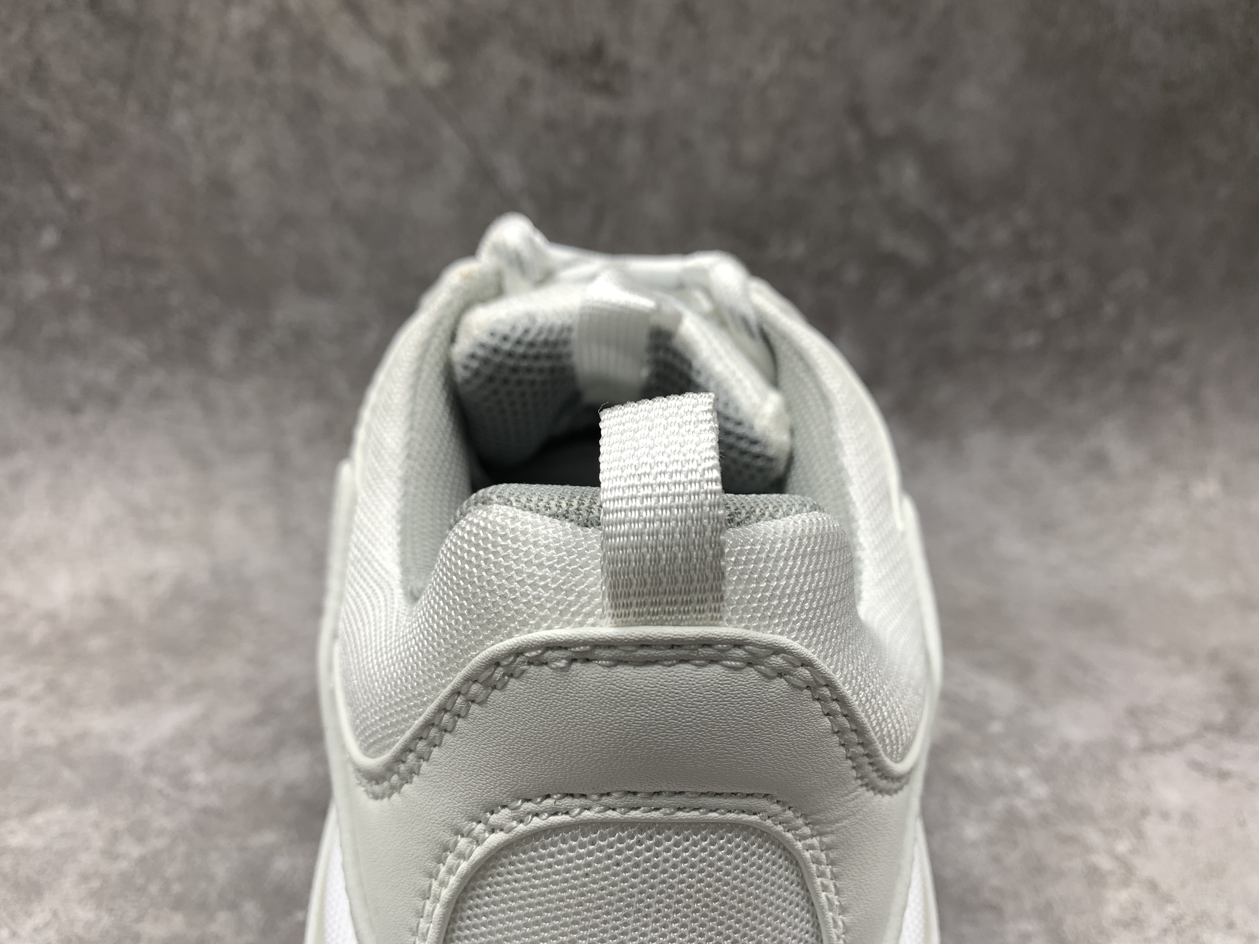 Balenciga Triple S Sneaker White and Metal Grey