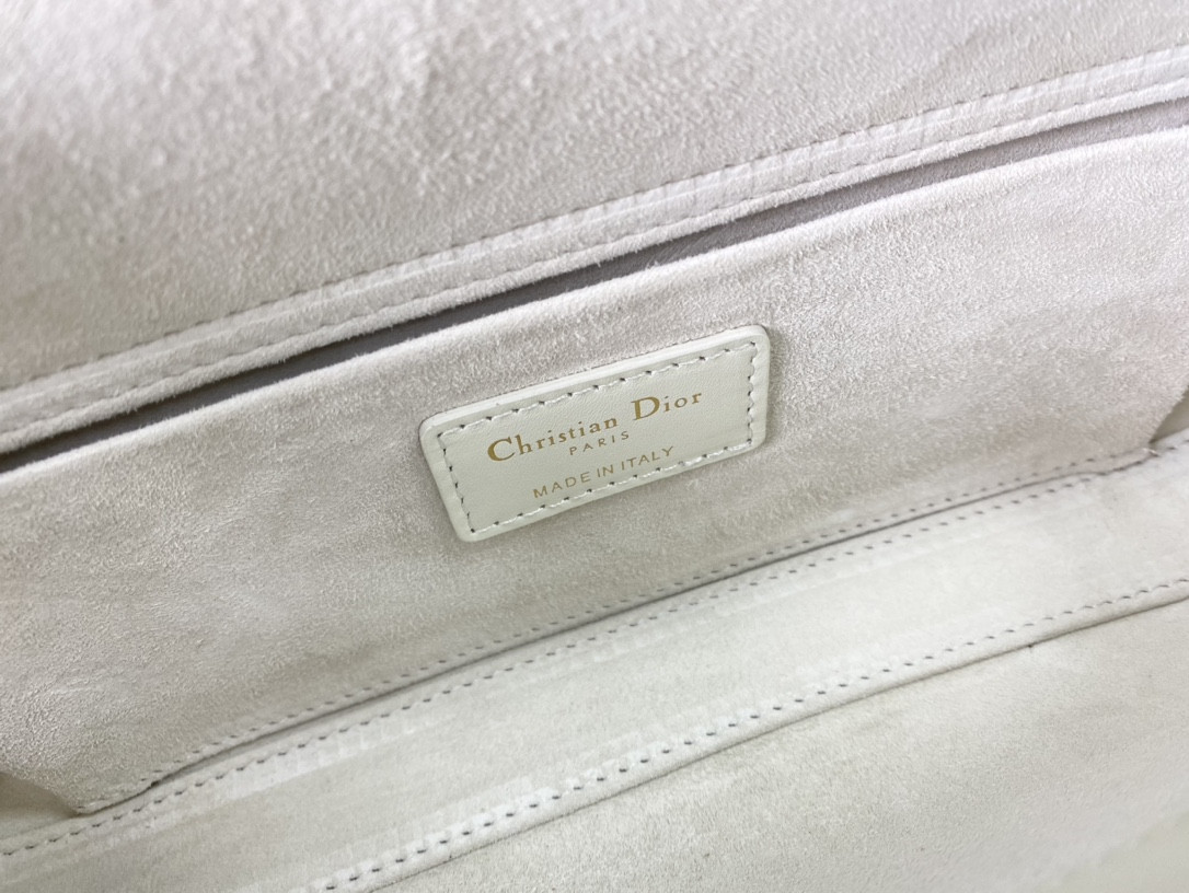 D*or lady d-joy bag medium white 26 x 13.5 x 5 cm