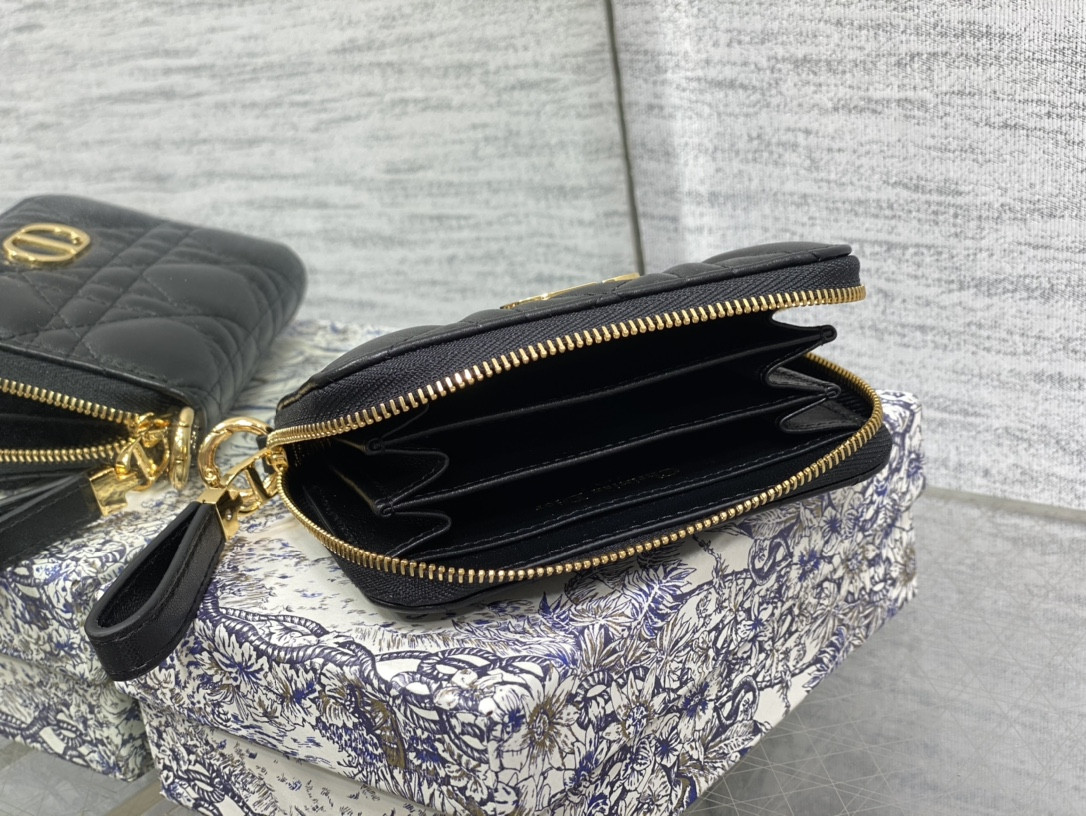 lady D*or voyageur small coin purse card holder
