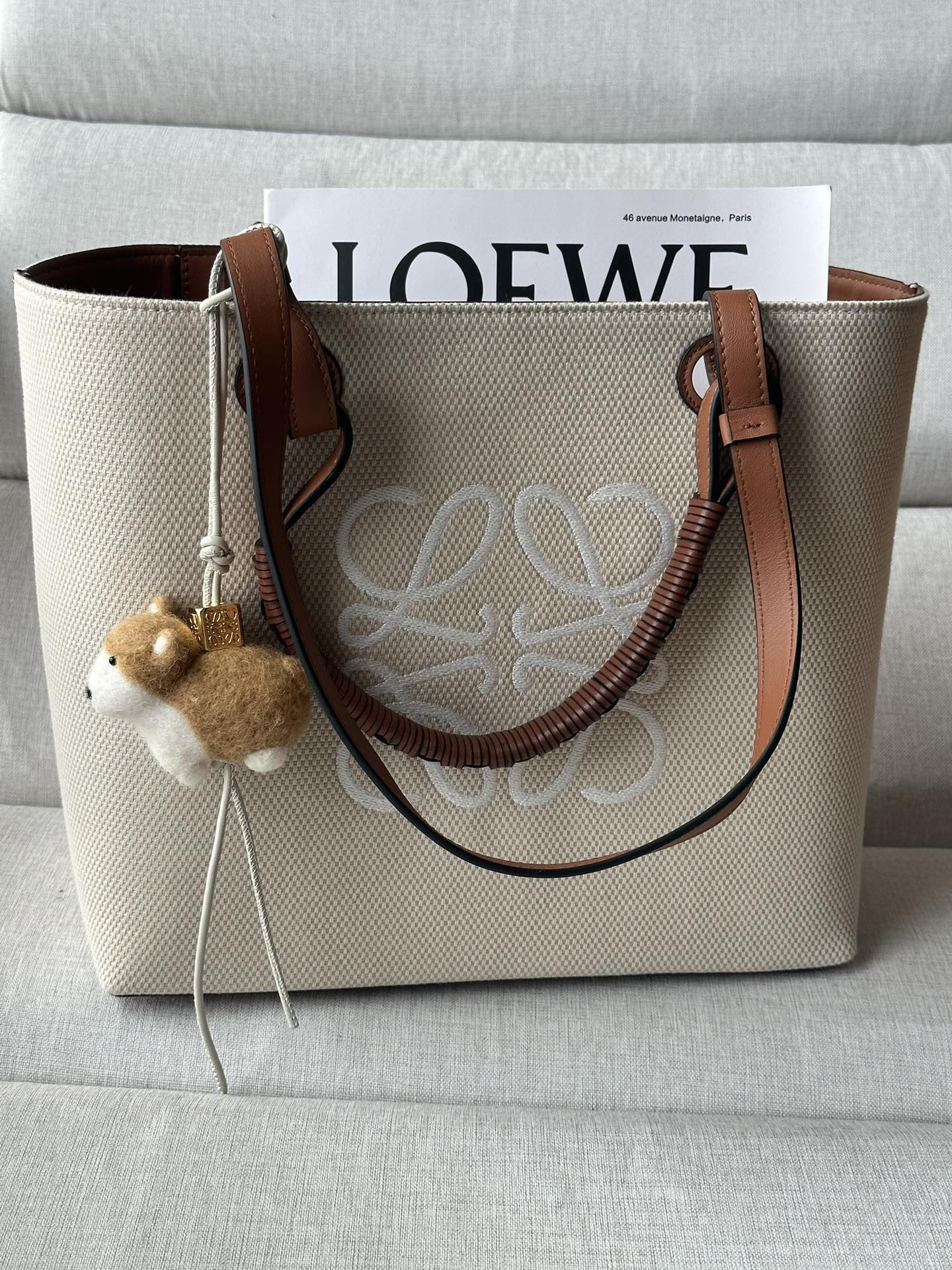 L0ew* anagram tote 29x14x25cm