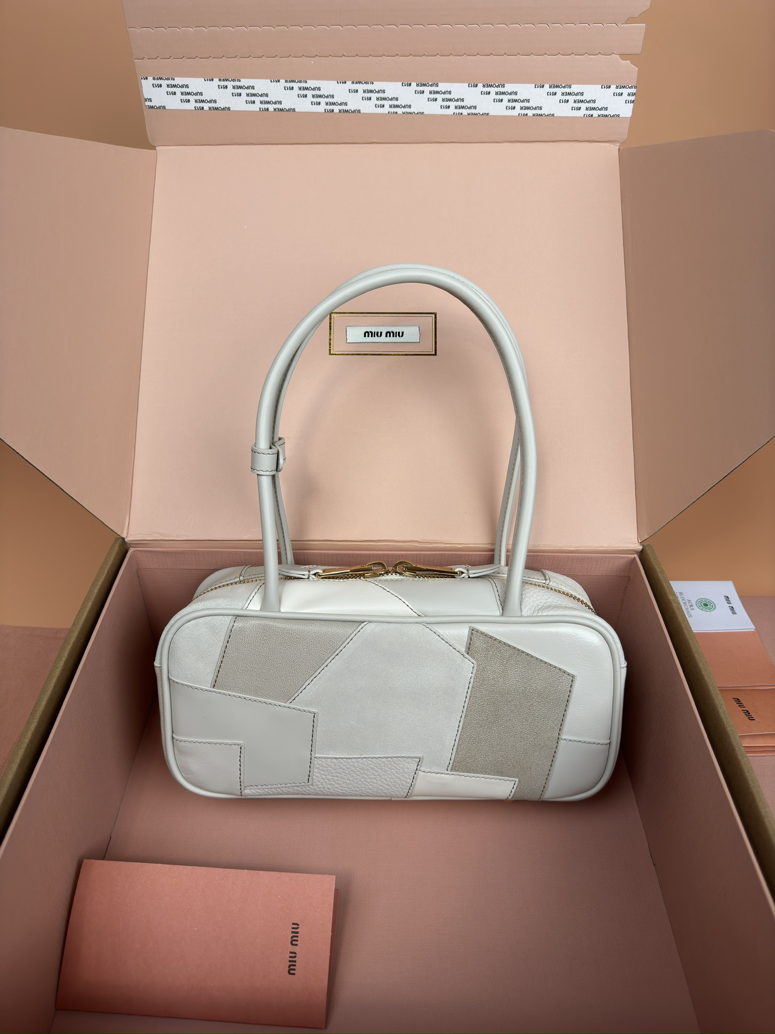 Miu Miu Leather Beau Bag 28×15×9cm