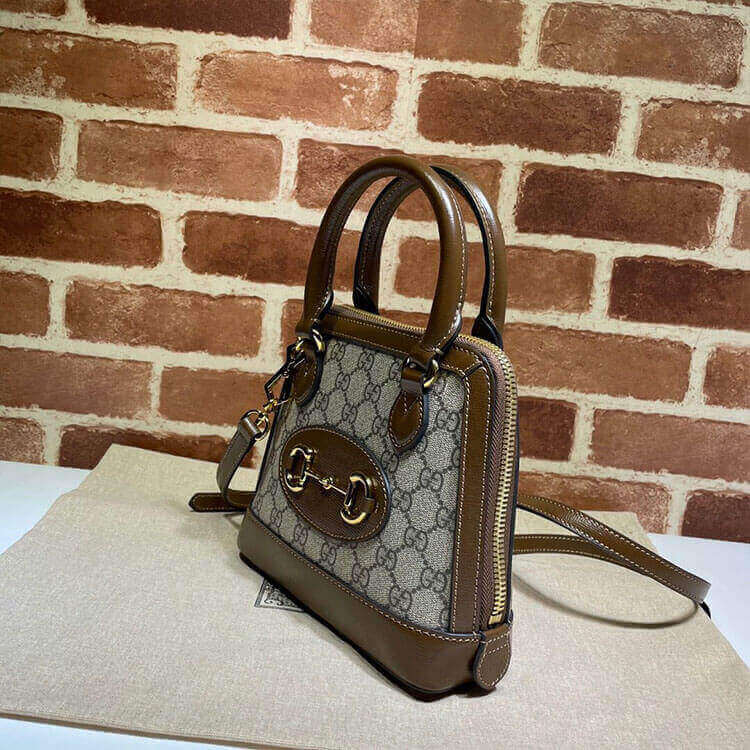 G*u*i horsebit 1955 mini top handle bag